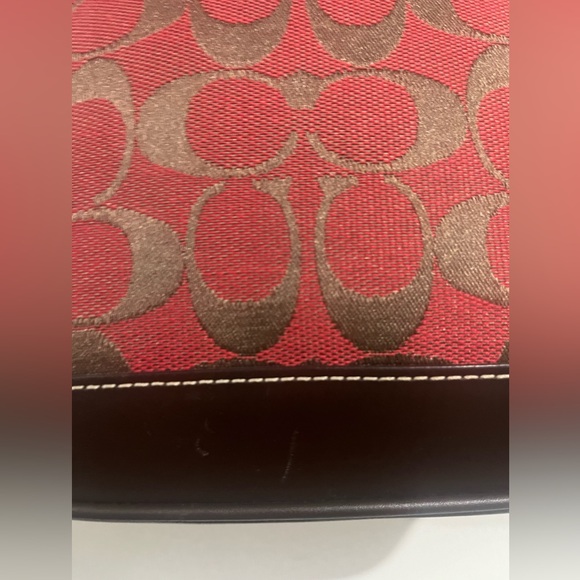 COACH VINTAGE RARE COLOR MINI LUNCH TOTE IN MONOGRAMMED SIGNATURE CANVAS 6087 - Picture 4 of 5